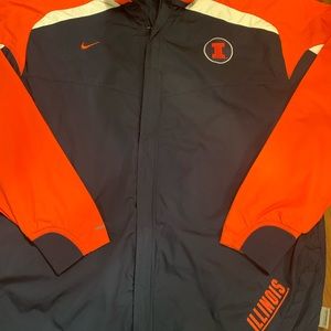 Men’s Nike iIllini Lightweight Jacket Size L